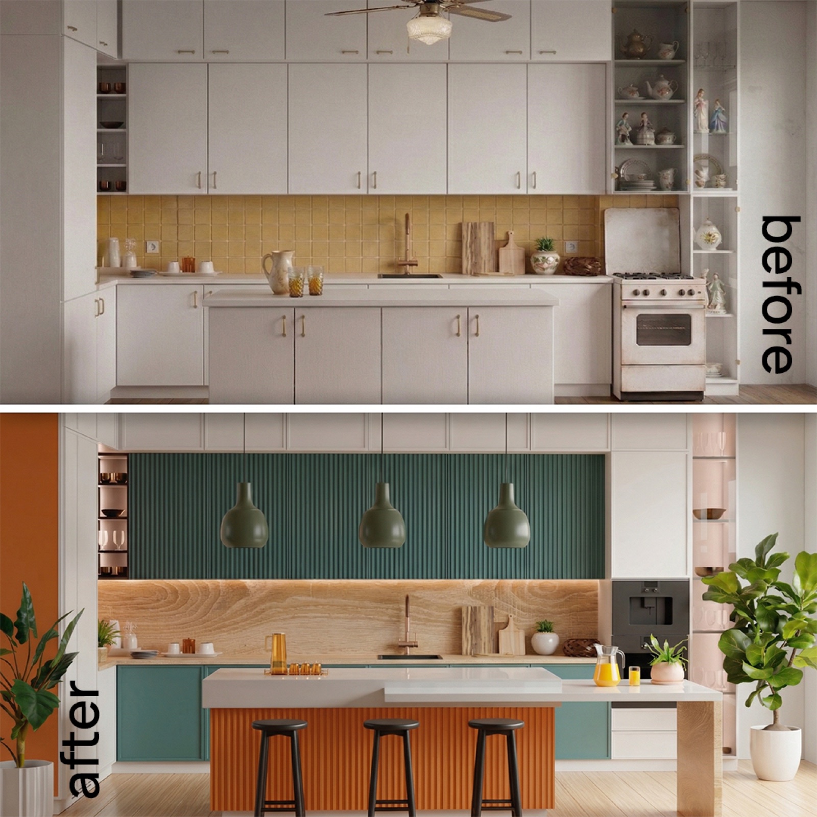 Airbnb İç Mimari Önce Sonra